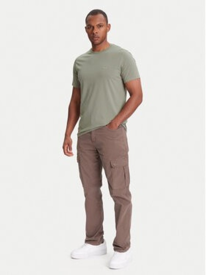 Guess T-Shirt M4GI70 KC9X0 Khaki Slim Fit