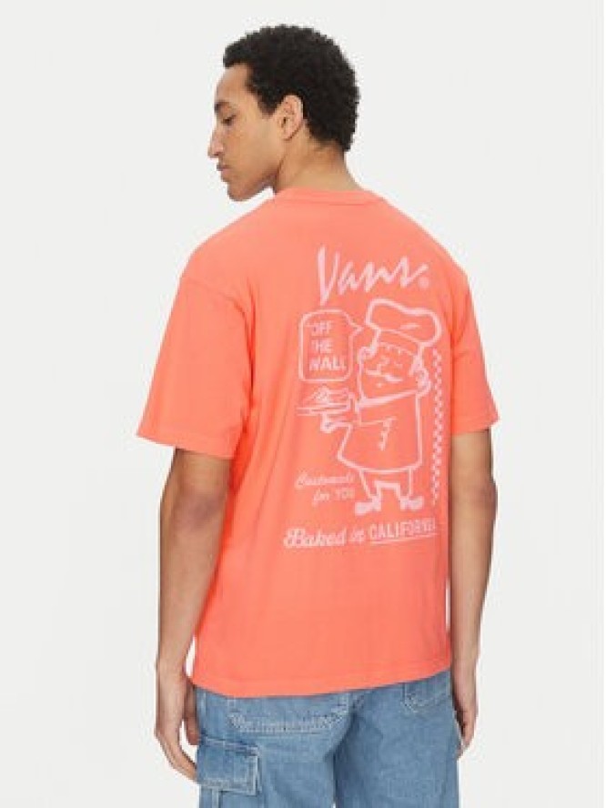 Vans T-Shirt 66 Baked VN000NTS Różowy Loose Fit