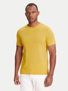 United Colors Of Benetton T-Shirt 3U53J1F15 Żółty Regular Fit