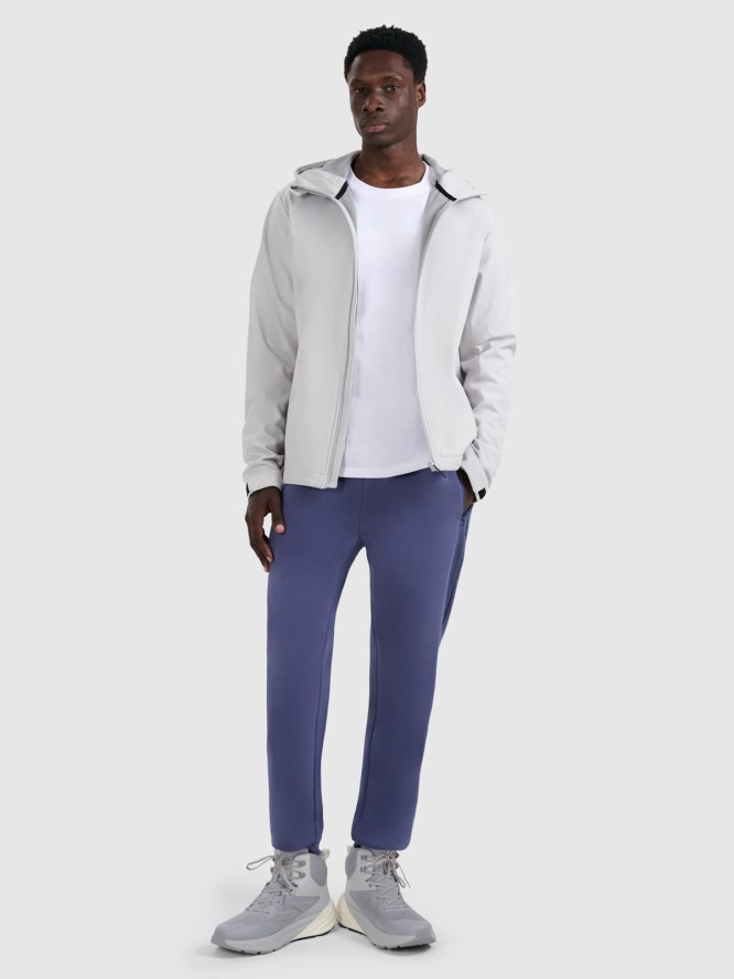 4F Kurtka softshell wiatroodporna membrana 5000 męska - szary S