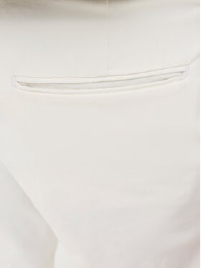 Jack & Jones Chinosy Kane 12268490 Écru Relaxed Fit