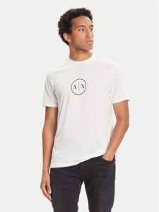 Armani Exchange T-Shirt XM001853 AF10356 U0009 Biały Regular Fit