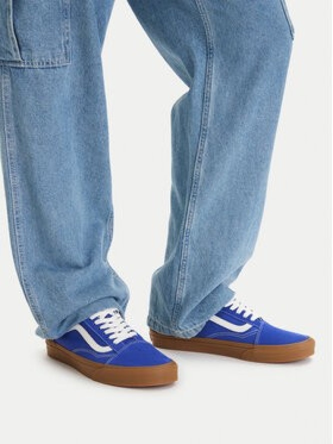 Vans Tenisówki Old Skool VN000D7ZFRX1 Niebieski
