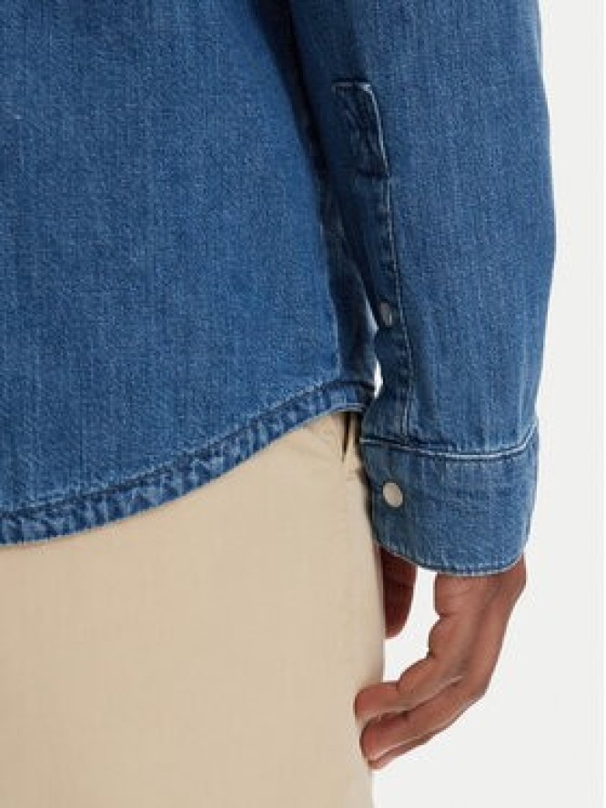 KARL LAGERFELD Koszula jeansowa 605903 562876 Niebieski Regular Fit