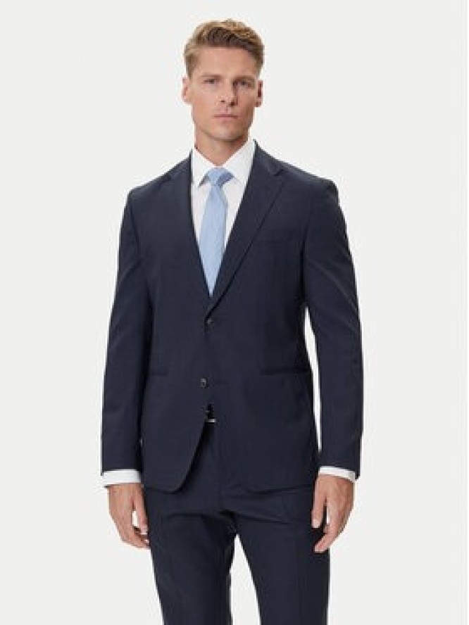 BOSS Garnitur C-Huge 50551777 Granatowy Slim Fit