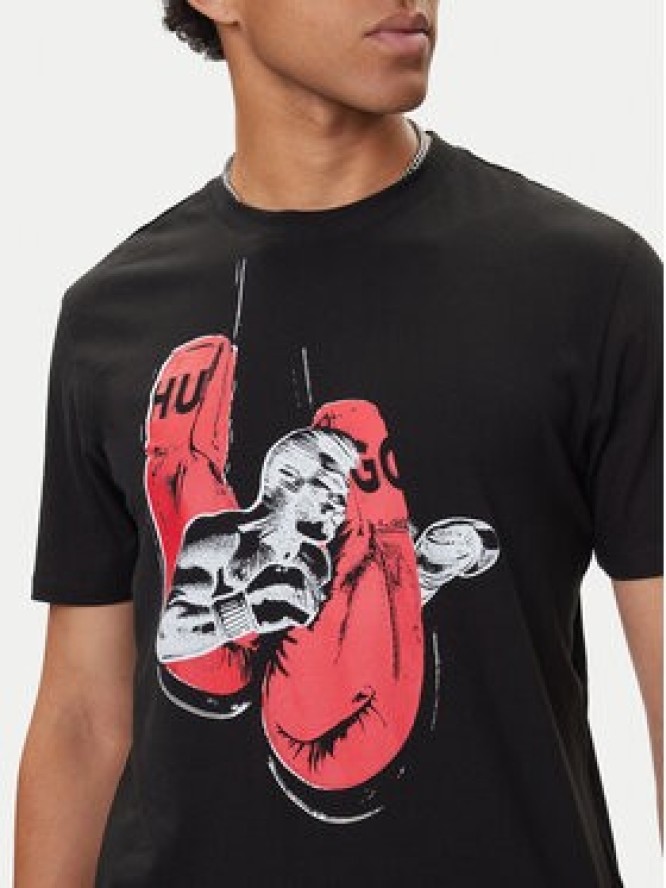 HUGO T-Shirt Diboxer 50542560 Czarny Regular Fit