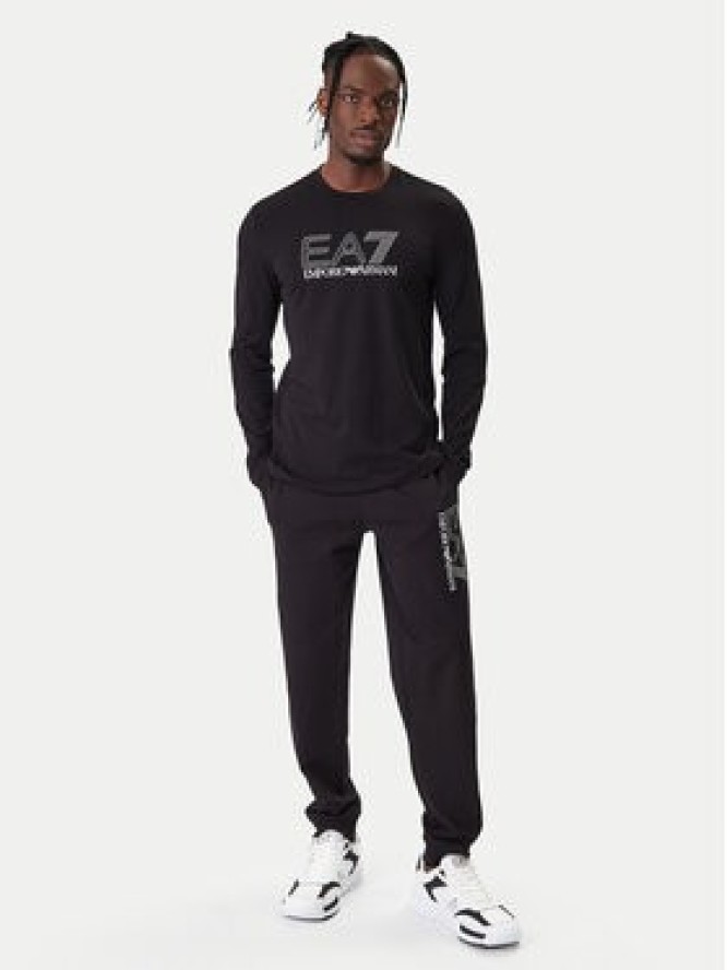 EA7 Emporio Armani Longsleeve 7M001310 AF10373 UC001 Czarny Regular Fit