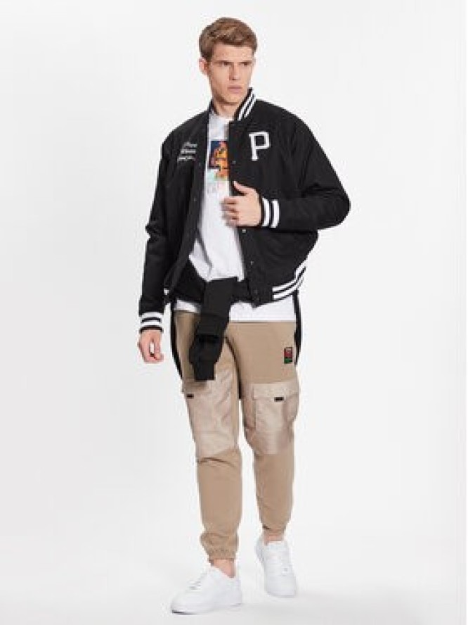 Primitive Kurtka bomber Union Varsity PA123104 Czarny Regular Fit
