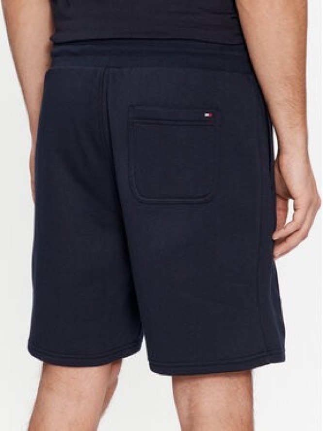 Tommy Hilfiger Szorty sportowe Logo MW0MW34201 Granatowy Regular Fit