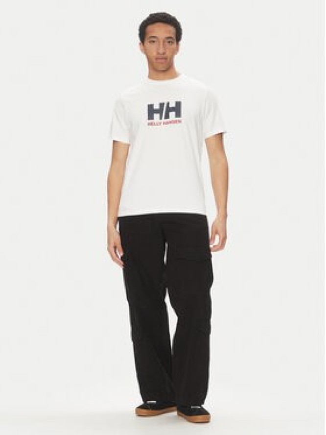 Helly Hansen T-Shirt Logo 54596 Biały Regular Fit