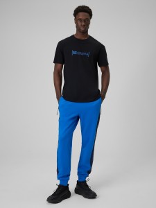 4F Spodnie dresowe joggery męskie - niebieskie 3XL