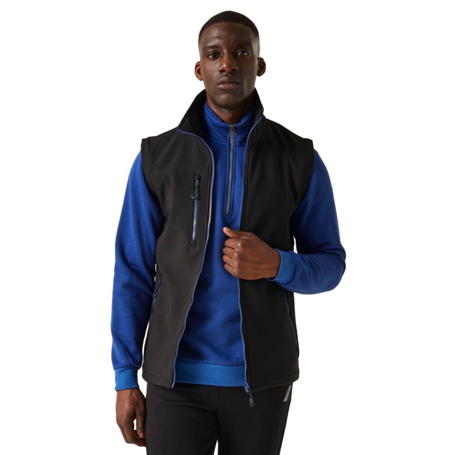 Bezrękawnik Softshell Męski Navigate 2warstwowy