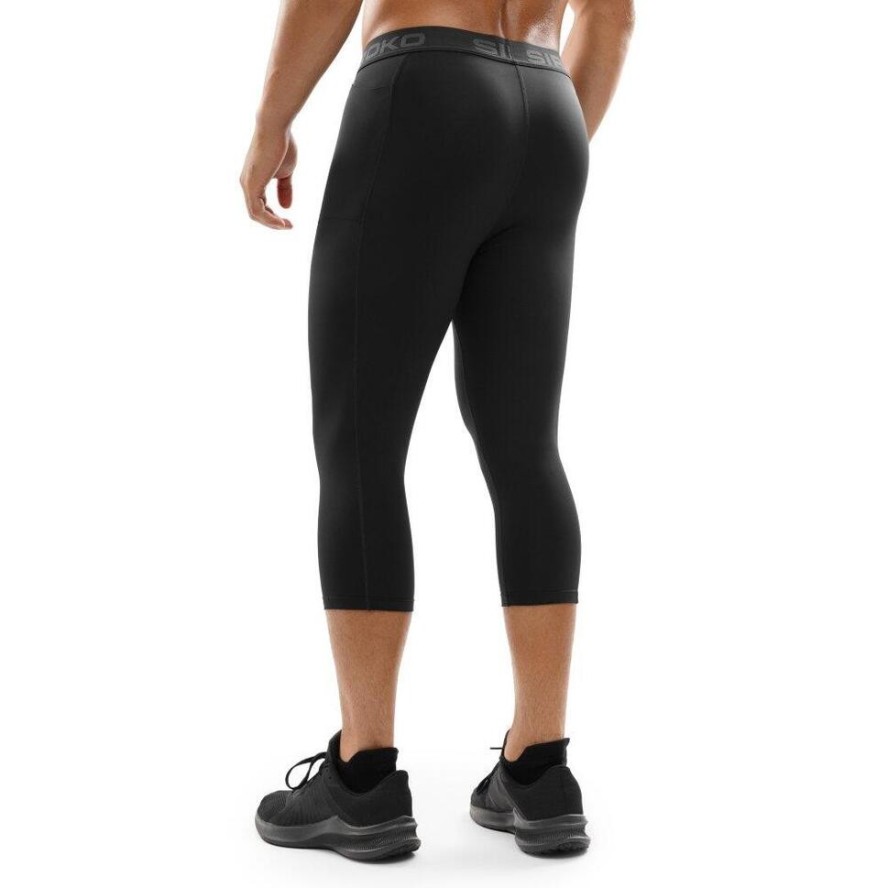 Męskie treningowe legginsy rybaczki Fitness Siroko Enlli