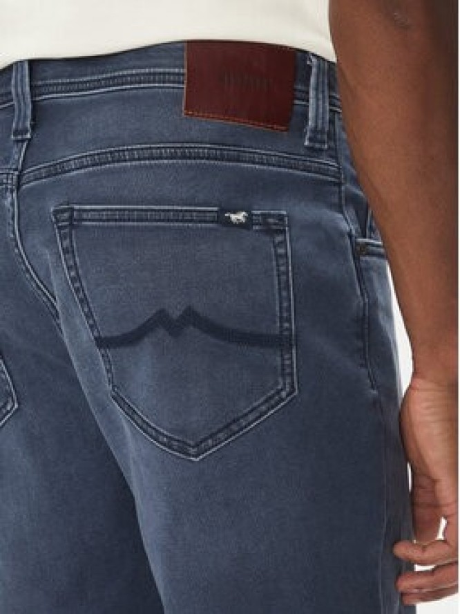Mustang Szorty jeansowe Chicago Z 1016351 Niebieski Slim Fit