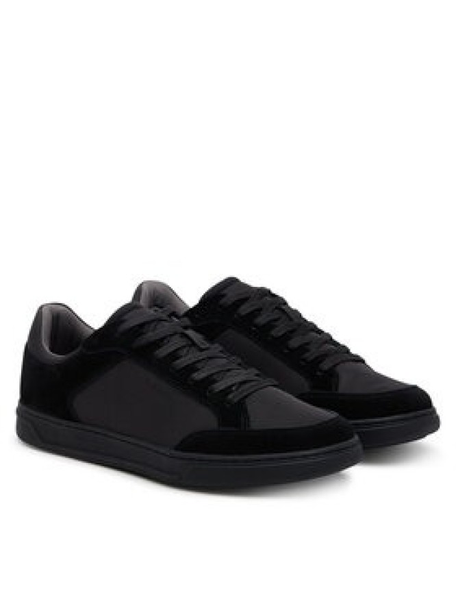 Calvin Klein Sneakersy Low Top Lace Up Repreve Mix HM0HM01802 Czarny