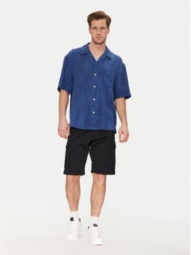 Gant Koszula 3250062 Niebieski Relaxed Fit