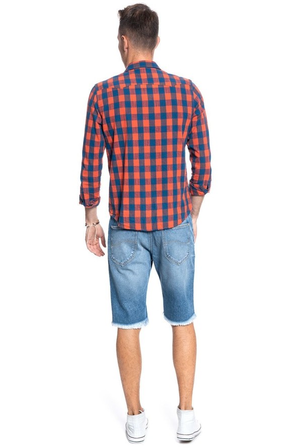 SPODENKI LEE 5 POCKET SHORT WASHED LUTHER L73EGAPE 112120423