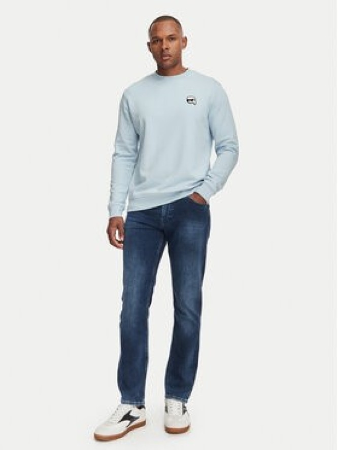 KARL LAGERFELD Bluza 705710 561900 Niebieski jasny Regular Fit