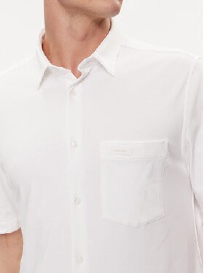 Calvin Klein Koszula K10K112708 Biały Regular Fit