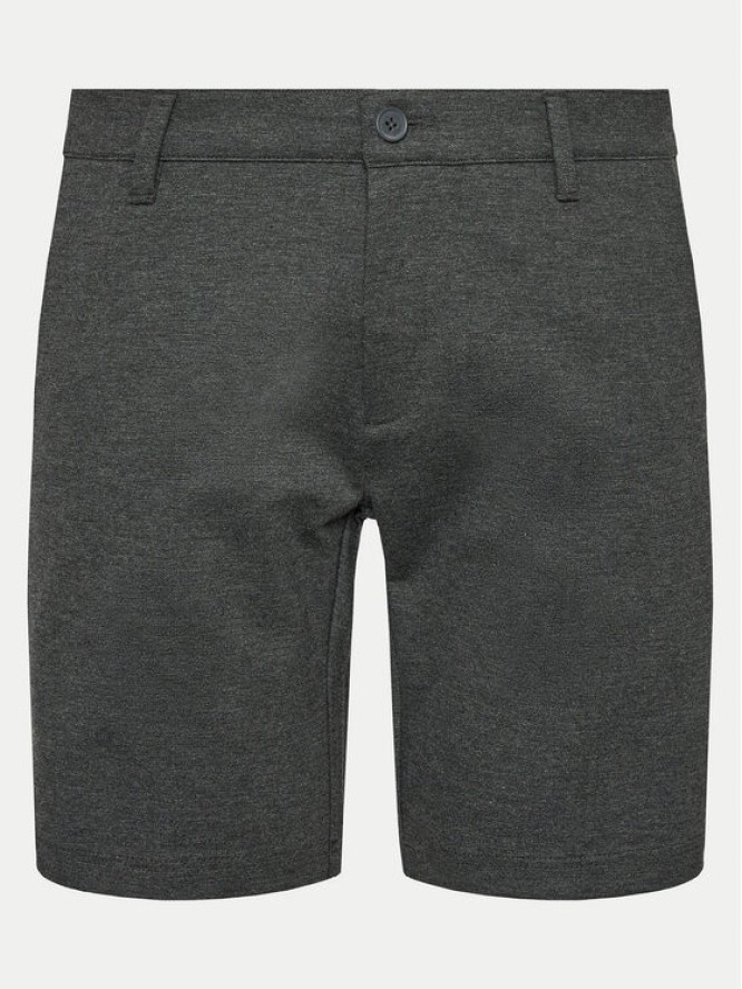 INDICODE Szorty materiałowe Aalborg 70-371 Szary Slim Fit