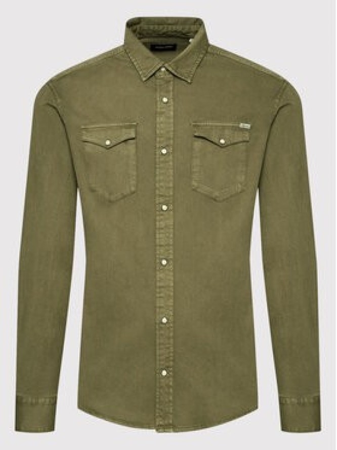 Jack & Jones Koszula Sheridan 12138115 Zielony Slim Fit