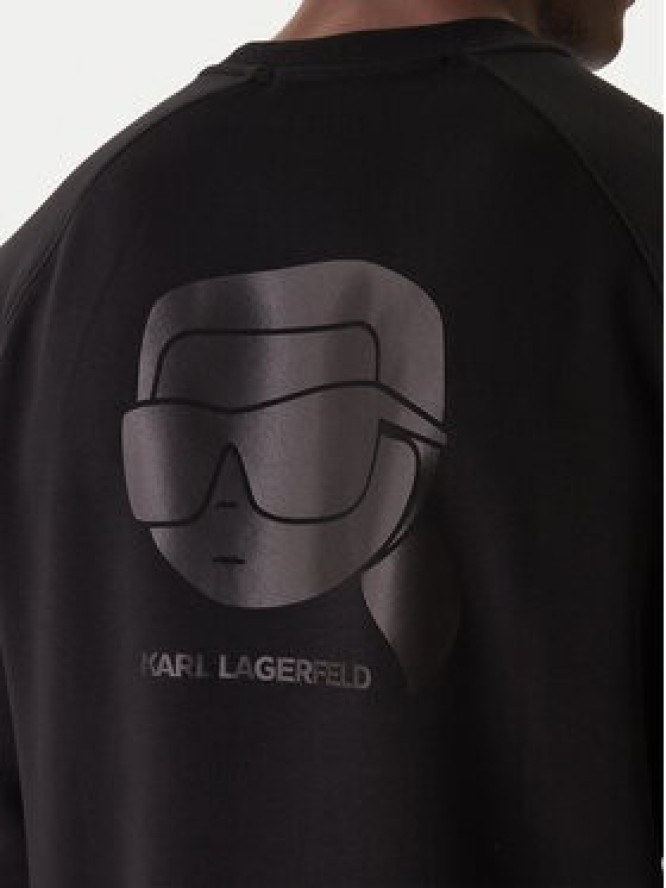 KARL LAGERFELD Bluza 705010 554910 Czarny Regular Fit