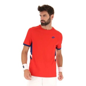 Koszulka tenisowa męska Lotto Squadra III Tee