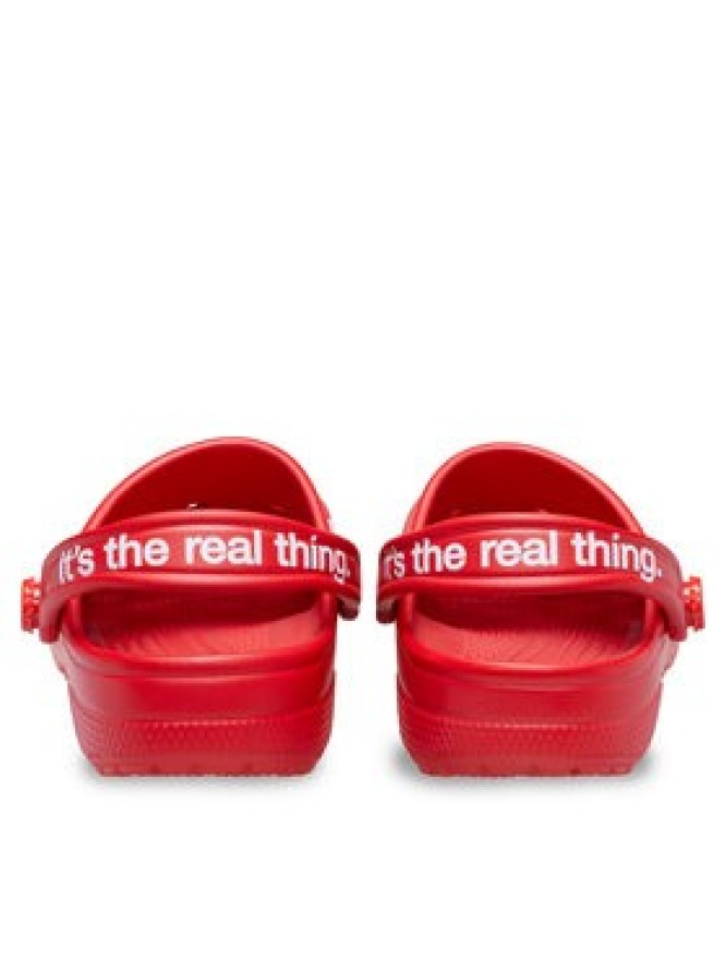 Crocs Klapki Classic Clog Coca-Cola 212129 Czerwony