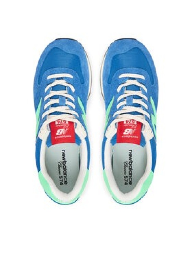 New Balance Sneakersy U574BSC M Niebieski