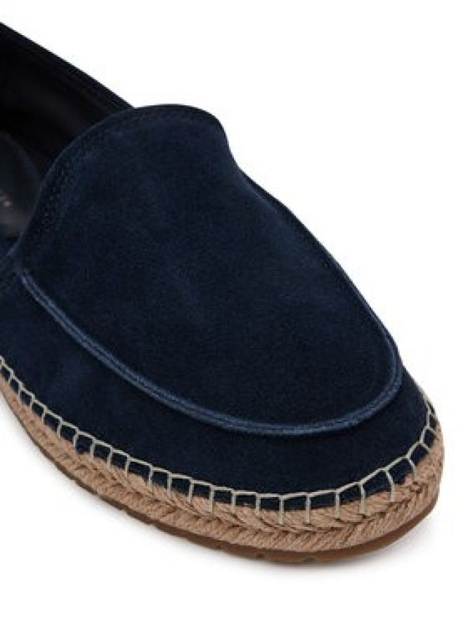 Tommy Hilfiger Espadryle Hilfiger Flex Espa Suede Loafer FM0FM05392 Granatowy
