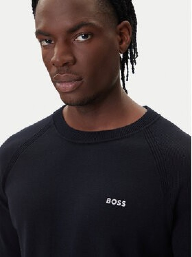 BOSS Sweter K_Zone CN 50541938 Granatowy Regular Fit
