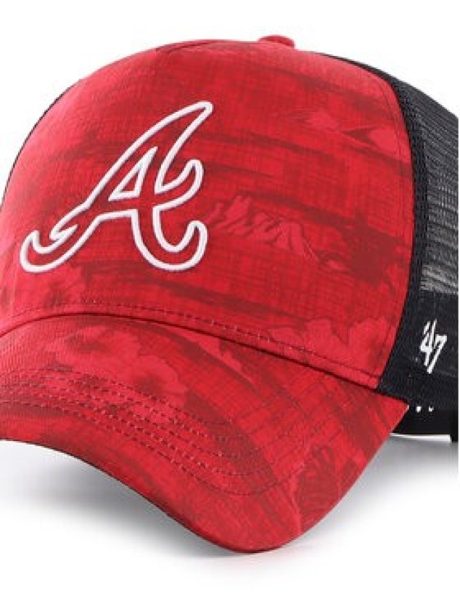 47 Brand Czapka z daszkiem Oakland Athletics B-FIJDT01PTP Czerwony