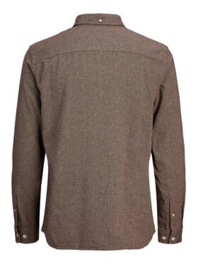 Jack & Jones Koszula Blubrook 12282353 Beżowy Regular Fit