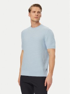 BOSS T-Shirt H-Nilton 50560468 Niebieski jasny Regular Fit