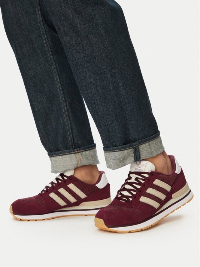 adidas Sneakersy Zx 500 Rs LA1638 Bordowy
