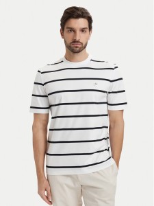 BOSS T-Shirt C-Taut 01 50555844 Kremowy Regular Fit