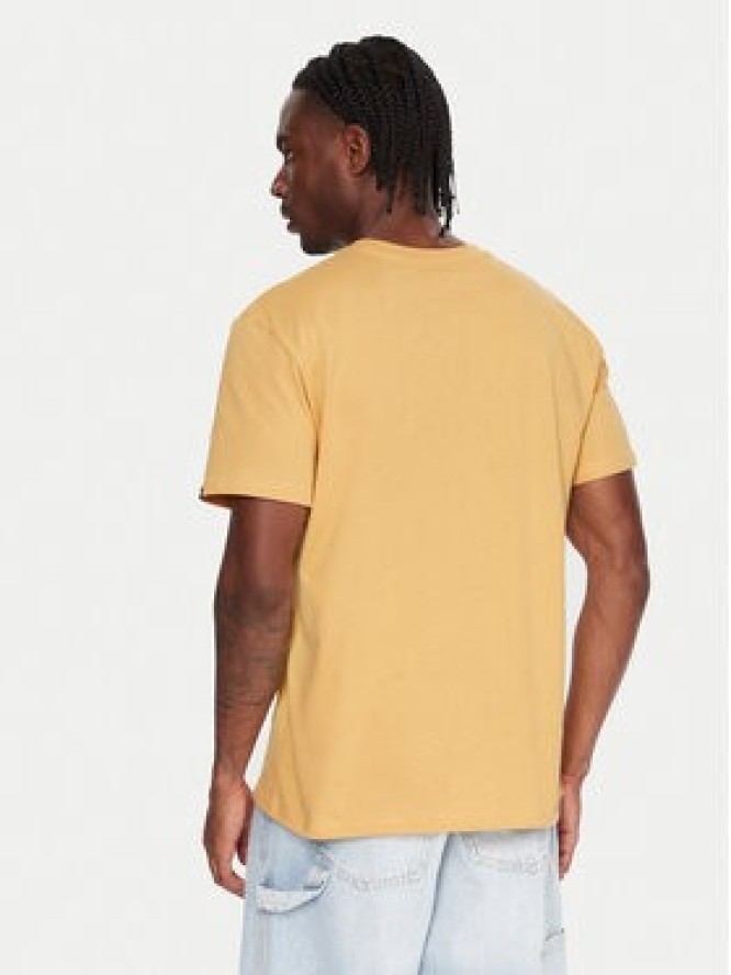 Quiksilver T-Shirt Ev Comp Logo EQYZT08182 Żółty Regular Fit