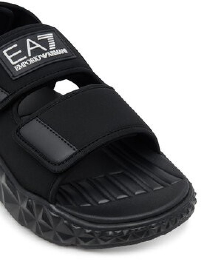 EA7 Emporio Armani Sandały XBR004 XK449 R312 Czarny