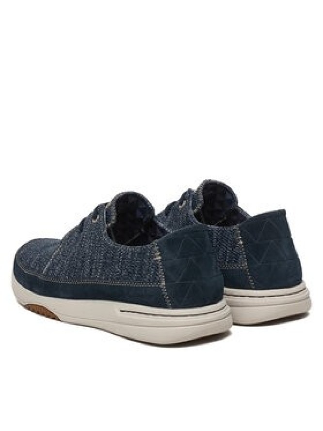 Clarks Półbuty Easeway Lace 26187413 Granatowy