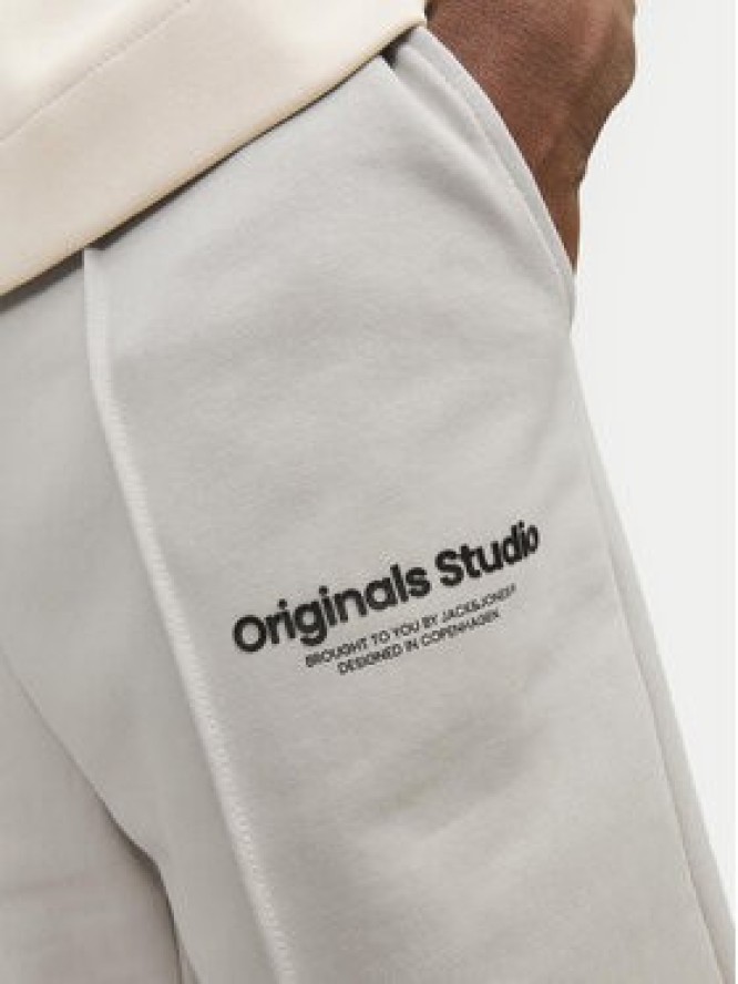 Jack & Jones Szorty sportowe Vesterbro 12252251 Beżowy Relaxed Fit