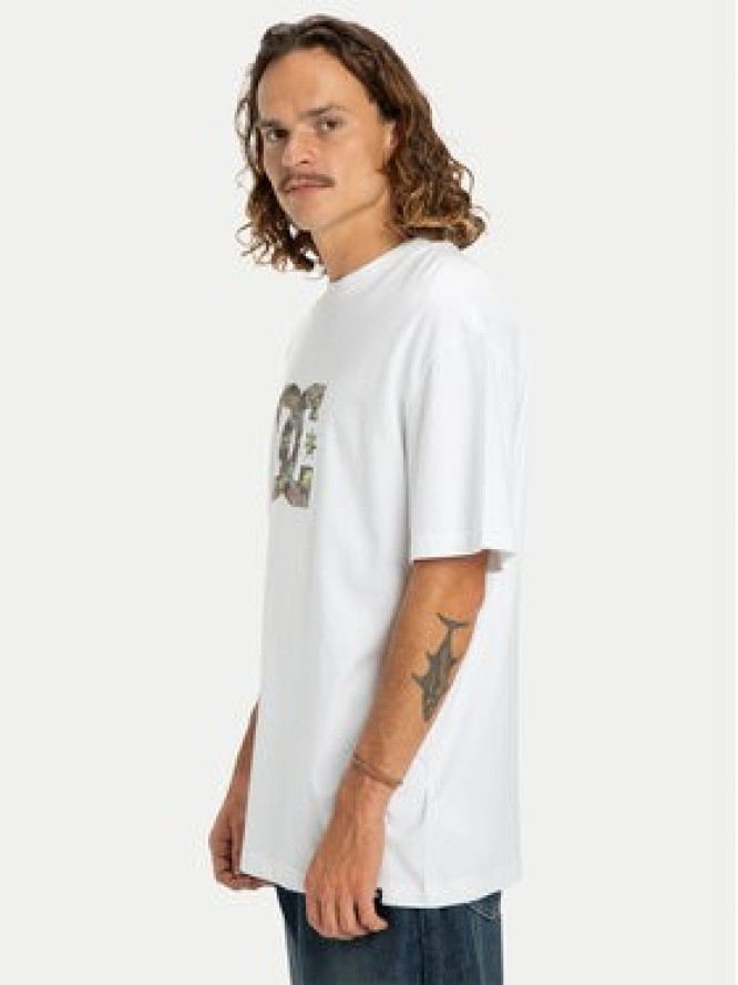 DC Shoes T-Shirt Star Filled EDYZT04348 Biały Regular Fit