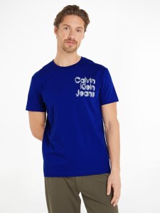 CALVIN KLEIN JEANS Koszulka w kolorze niebieskim rozmiar: M