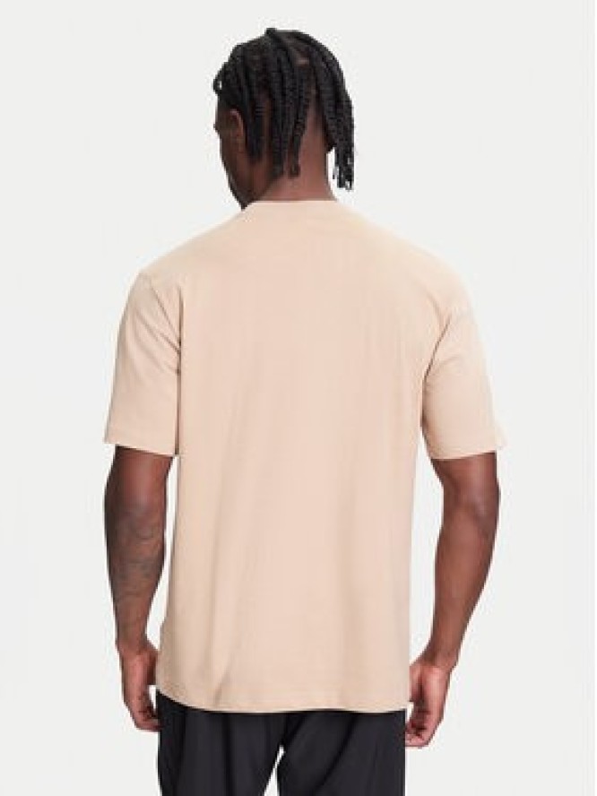 adidas T-Shirt Essentials Linear JX5709 Beżowy Regular Fit