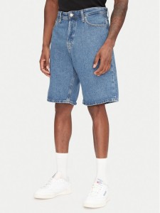 Jack & Jones Szorty jeansowe Alex 12269532 Niebieski Baggy Fit