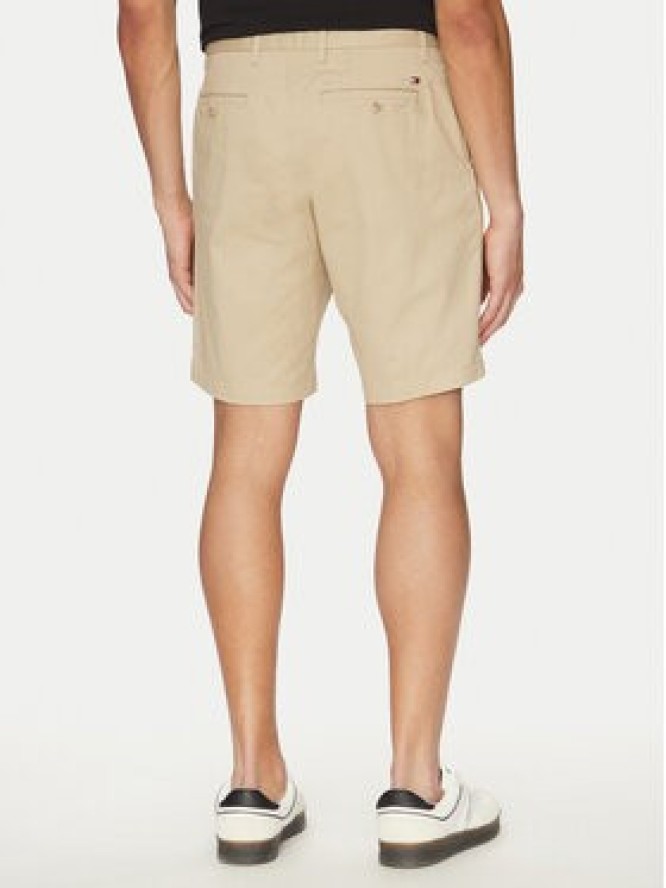 Tommy Hilfiger Szorty materiałowe Harlem MW0MW23568 Beżowy Regular Fit