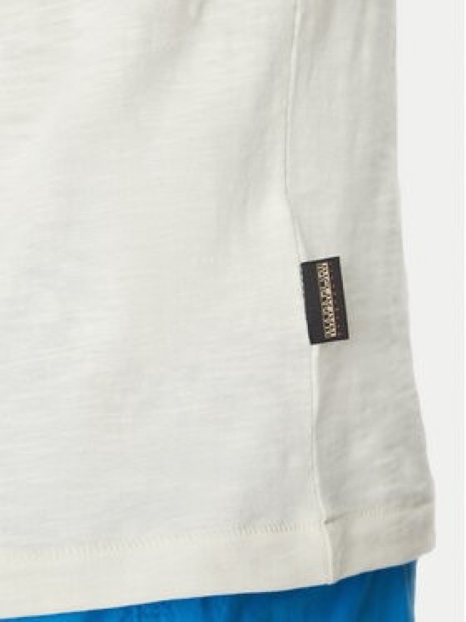 Napapijri T-Shirt S-Arbia NP0A4IE3 Écru Regular Fit