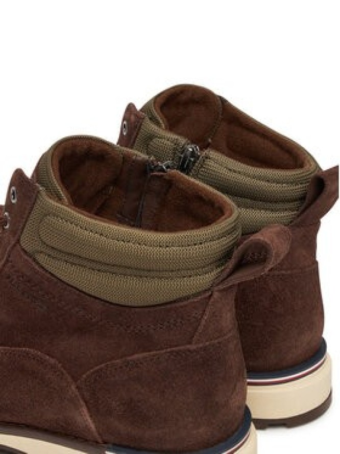 Tommy Hilfiger Trzewiki Corporate W FM0FM05605 Brązowy