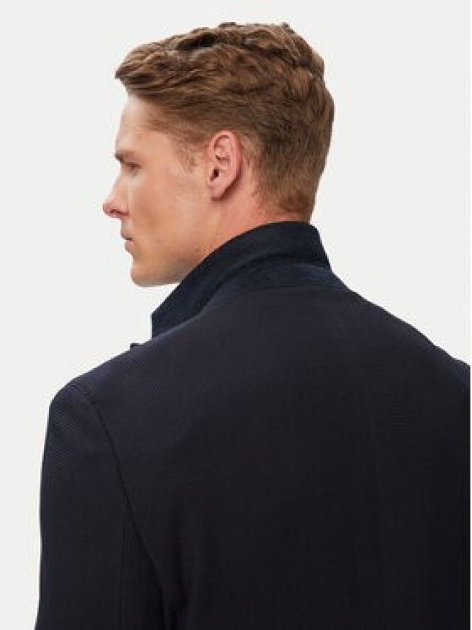 BOSS Marynarka H-Hutson-3PP-263 50567514 Granatowy Slim Fit
