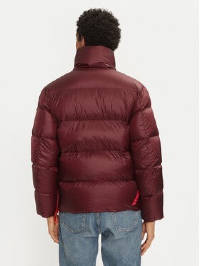 After Label Kurtka puchowa Chamonix A00015 Bordowy Regular Fit