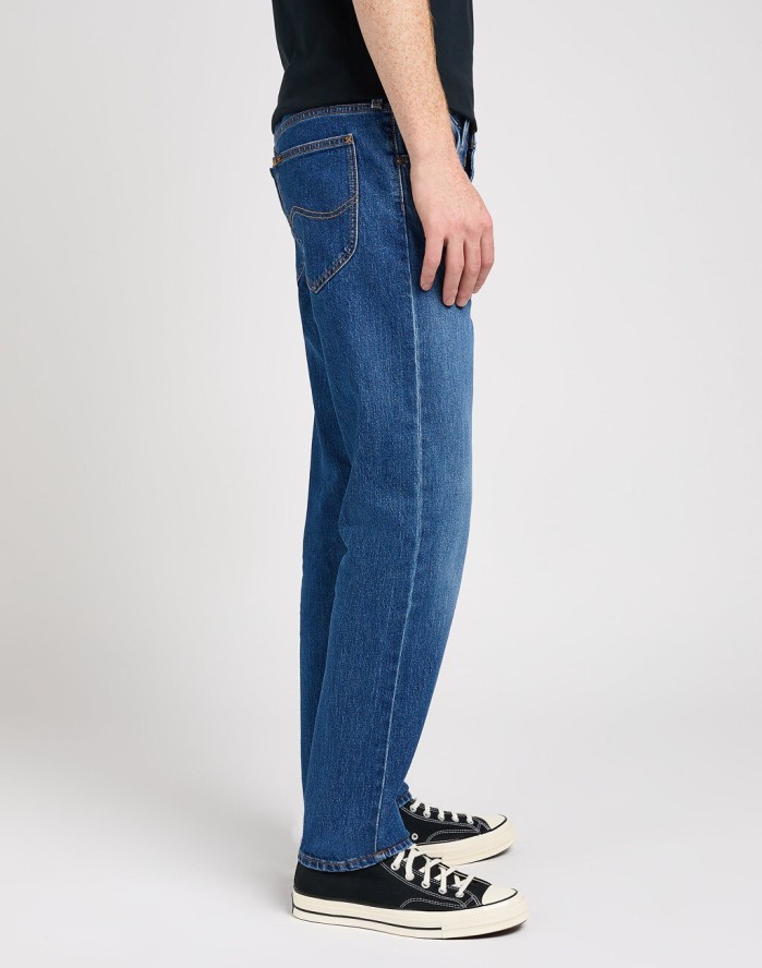 LEE DAREN ZIP FLY MĘSKIE SPODNIE JEANSOWE JEANSY DŻINSY DARK SKYE 112350159 L707016189